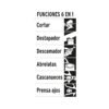 100449 - Tijera 8" multiusos de acero inox, para cocina, TRUPER