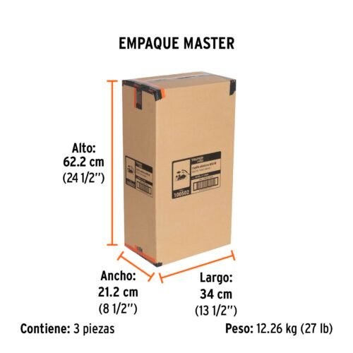 100502.5 100502 - Cepillo eléctrico 3-1/4", 850W, TRUPER PRO