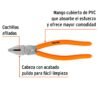 100579 - Pinza para electricista 9" mango de PVC, Truper