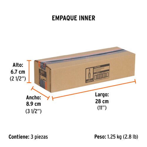 100579 - Pinza para electricista 9" mango de PVC, Truper