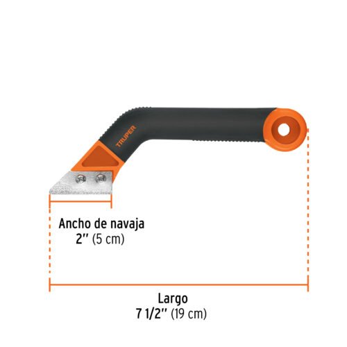 100650.2 100650 - Raspador de lechada con cuchillas de 2", TRUPER