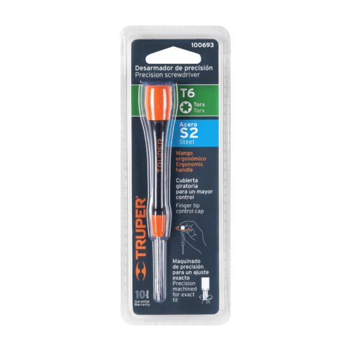 100693 - Desarmador de precisión punta torx T6 mango ergonómico