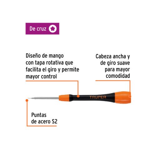 100697 - Desarmador de precisión pentalobe PL1 mango ergonómico