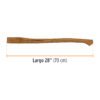100750 - Mango hickory 28" para hacha Boy y europea 2-1/4 lb, TRUPER