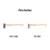 100750 - Mango hickory 28" para hacha Boy y europea 2-1/4 lb, TRUPER