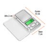 100786.2 100786 - Báscula electrónica de bolsillo, de pilas, 500 g, Truper