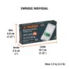 100786.3 100786 - Báscula electrónica de bolsillo, de pilas, 500 g, Truper