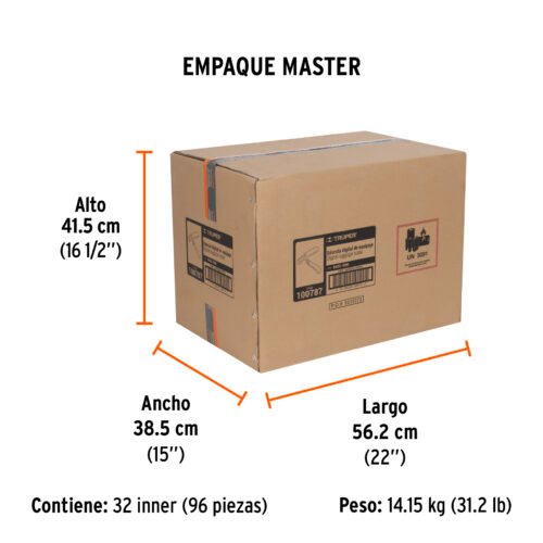 100787.5 100787 - Báscula electrónica para equipaje, de pilas, 50 kg, Truper