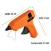100796 - Pistola eléctrica para silicón de 1/2", 220 V, Truper