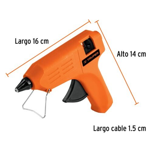 100796 - Pistola eléctrica para silicón de 1/2", 220 V, Truper