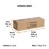 100798 - Charola de 12" de acero inoxidable para mezcla, Truper