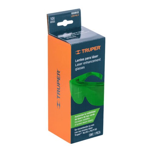 100812 - Lentes de seguridad para láser verde, Truper