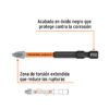100821.1 100821 - Estuche con 5 puntas de cruz PH2 de impacto largo 3", Expert