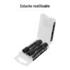 100822.4 100822 - Estuche con 4 dados magnéticos de impacto 3/8" largo 2-1/2"
