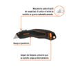 100850.1 100850 - Navaja auto-retráctil de seguridad 7", Truper