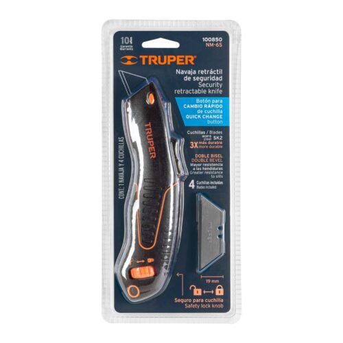 100850.3 100850 - Navaja auto-retráctil de seguridad 7", Truper
