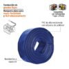 100865 - Rollo de manguera plana de 3" x 50m de descarga p/motobomba