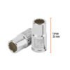 100876.2 100876 - Dado de 9/32", 12 puntas, cuadro 1/4", Truper