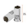 100878 - Dado de 5/16", 12 puntas, cuadro 1/4", Truper
