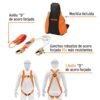 100886 - Kit contra caídas con arnés de un anillo, ANSI, Truper