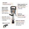 100893 - Martillo demoledor HEX 20 kg, 55J, 1600W, TRUPER EXPERT
