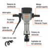 100894 - Martillo demoledor HEX 30 kg, 62J, 2000W, TRUPER EXPERT