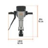 100894 - Martillo demoledor HEX 30 kg, 62J, 2000W, TRUPER EXPERT