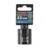 100896 - Dado de impacto de 23 mm, 6 puntas, cuadro 1/2", Truper