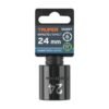 100897 - Dado de impacto de 24 mm, 6 puntas, cuadro 1/2", Truper