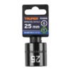 100898 - Dado de impacto de 25 mm, 6 puntas, cuadro 1/2", Truper