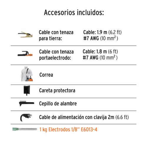 100900 - Mini soldadora inversora 100A, 127V, TRUPER