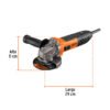 100901 - Esmeriladora angular 4-1/2", 1100W, TRUPER ERGO PRO