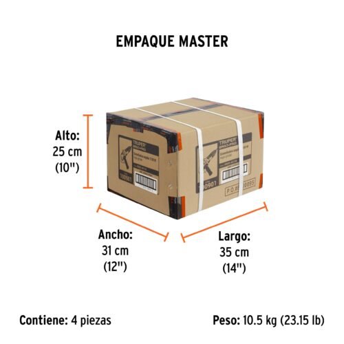 100901 - Esmeriladora angular 4-1/2", 1100W, TRUPER ERGO PRO