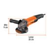100902 - Esmeriladora angular 4-1/2", 1100W, TRUPER PRO