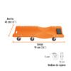 100903 - Cama de plástico 36" para mecánico, Truper