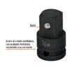 100907 - Adaptador de impacto 1/2" (H) x 3/4" (M), Truper