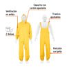100913 - Conjunto impermeable triple capa, talla G, Truper Expert