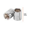 100916.2 100916 - Dado de 9/16", 6 puntas, cuadro 1/4", Truper