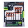 100935 - Juego de 8 llaves torx extralargas con mango T, TRUPER