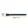100940 - Extensión de impacto con cuadro de 1/2", largo 9", Truper