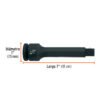 100951.2 100951 - Extensión de impacto con cuadro de 3/4", largo 7", Truper