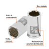 100961 - Dado de 3/8", 12 puntas, cuadro 1/4", Truper