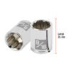 100965 - Dado de 9/16", 12 puntas, cuadro 1/4", Truper