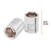 100967 - Dado de 14 mm, 6 puntas, cuadro 1/4", Truper
