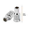 100975 - Dado de 5.5 mm, 12 puntas, cuadro 1/4", Truper