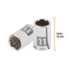 100984 - Dado de 11 mm, 12 puntas, cuadro 1/4", Truper