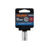 100984 - Dado de 11 mm, 12 puntas, cuadro 1/4", Truper