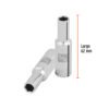 100990 - Dado largo de 5/16", 6 puntas, cuadro 3/8", Truper