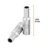 100993 - Dado largo de 8 mm, 6 puntas, cuadro 3/8", Truper