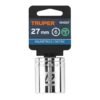 101007.3 101007 - Dado de 27 mm, 6 puntas, cuadro 1/2", Truper